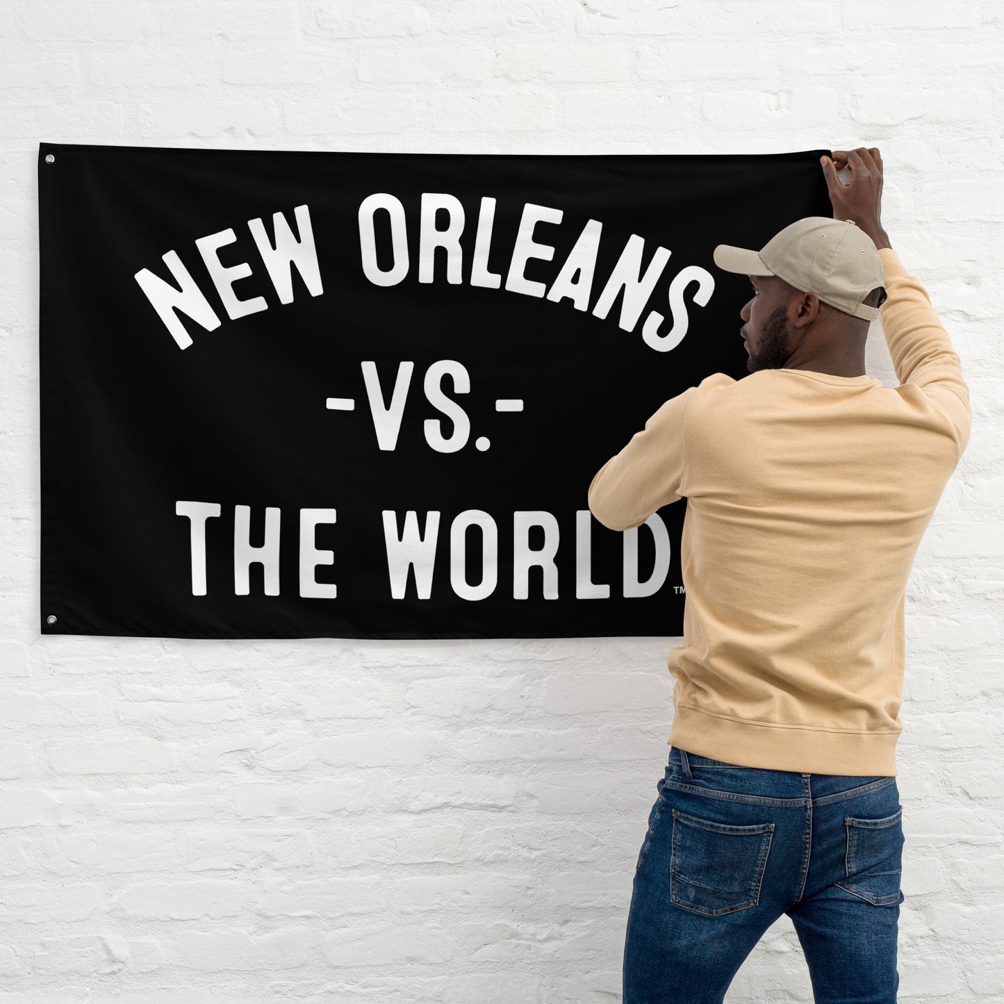 NEW ORLEANS Vs The World Flag