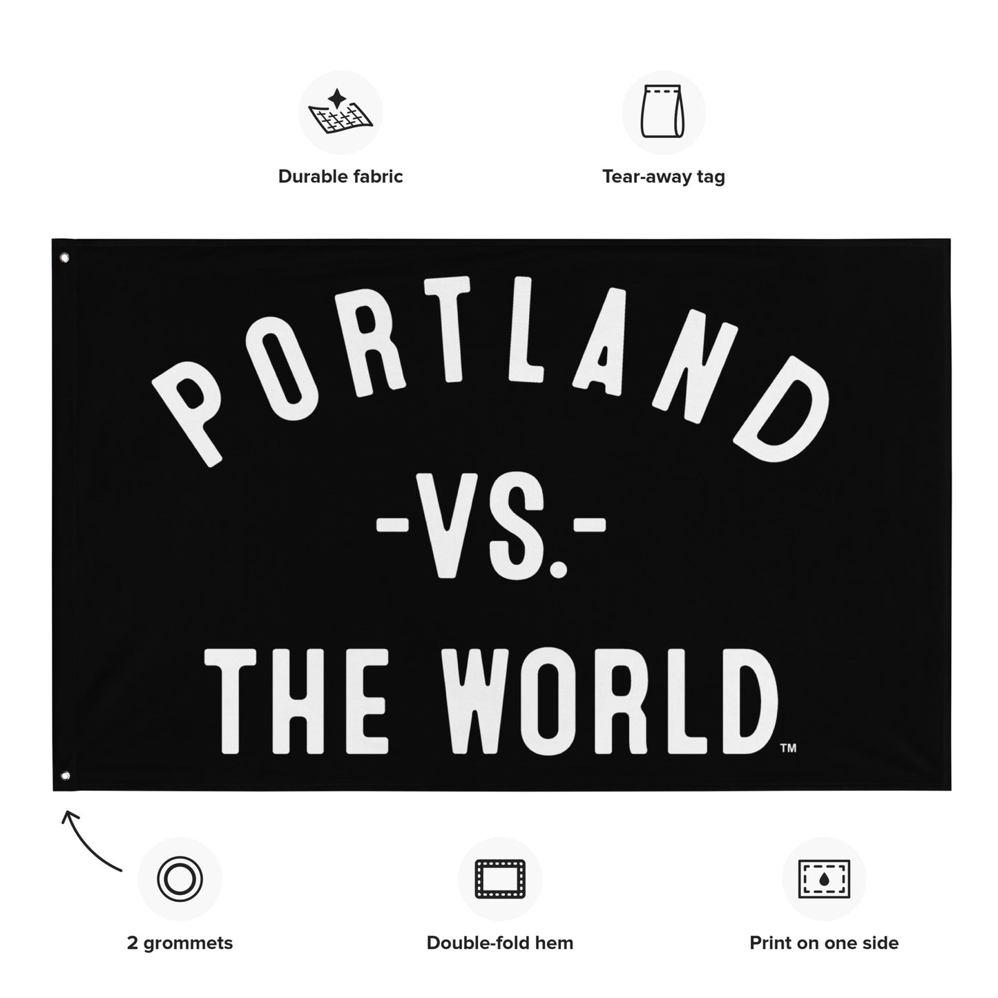 PORTLAND Vs The World Flag