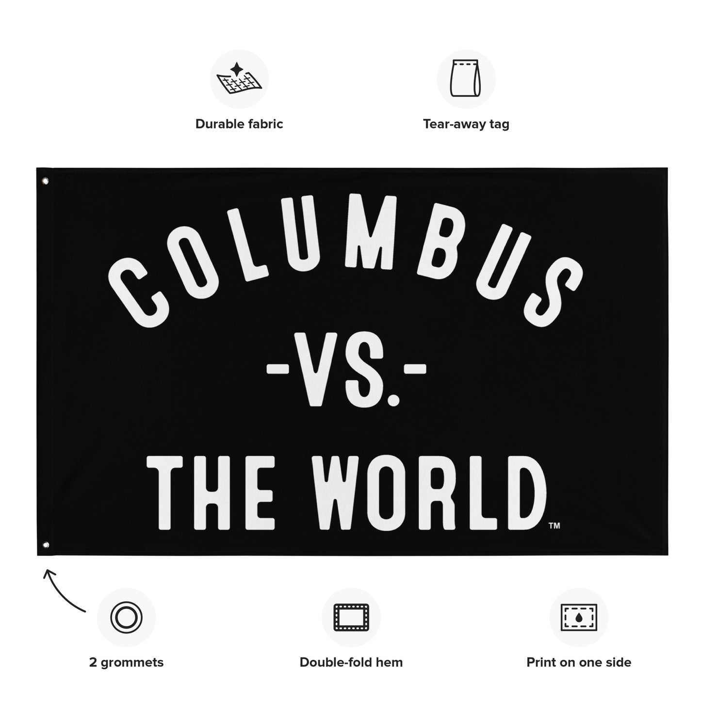 COLUMBUS Vs The World Flag