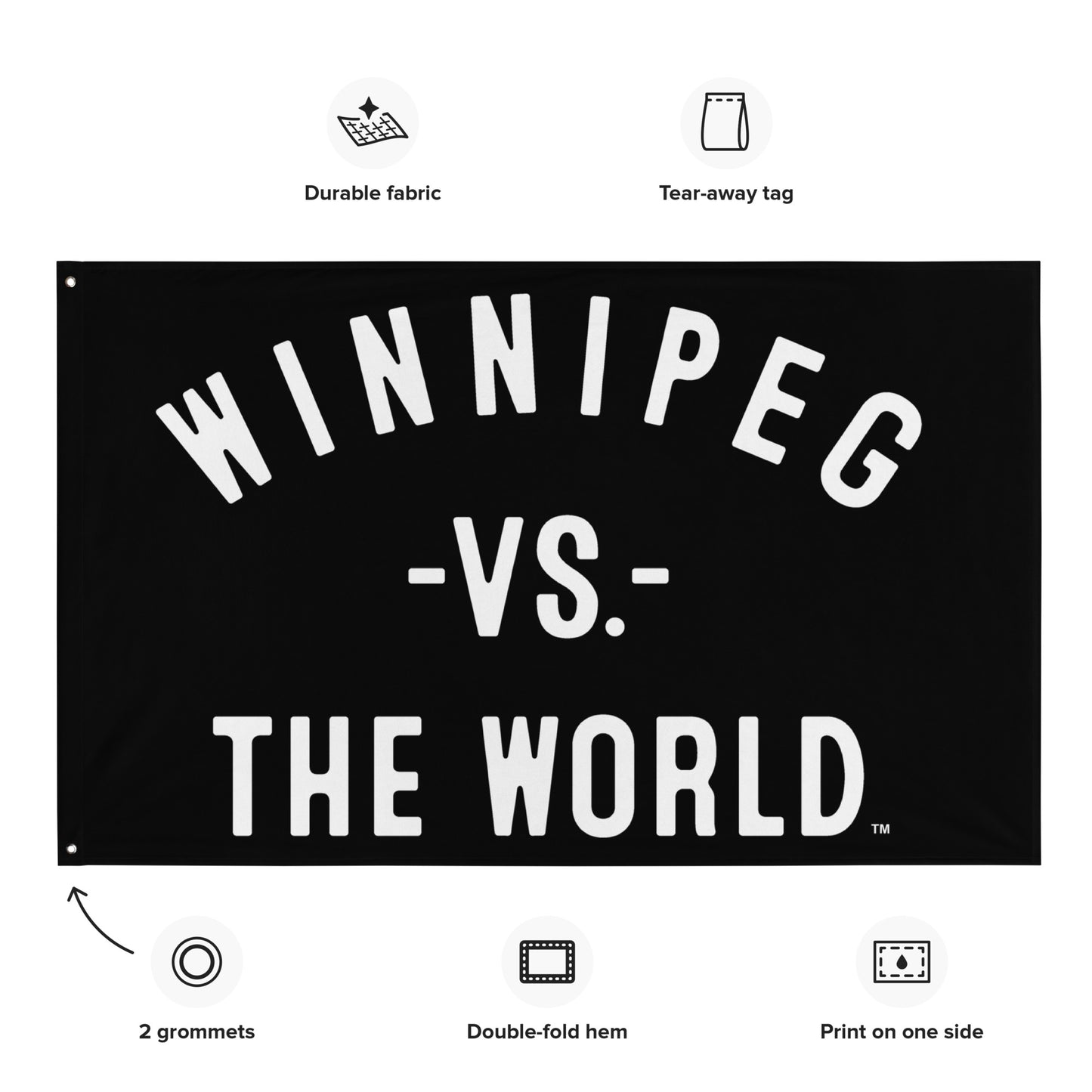 WINNIPEG Vs The World Flag