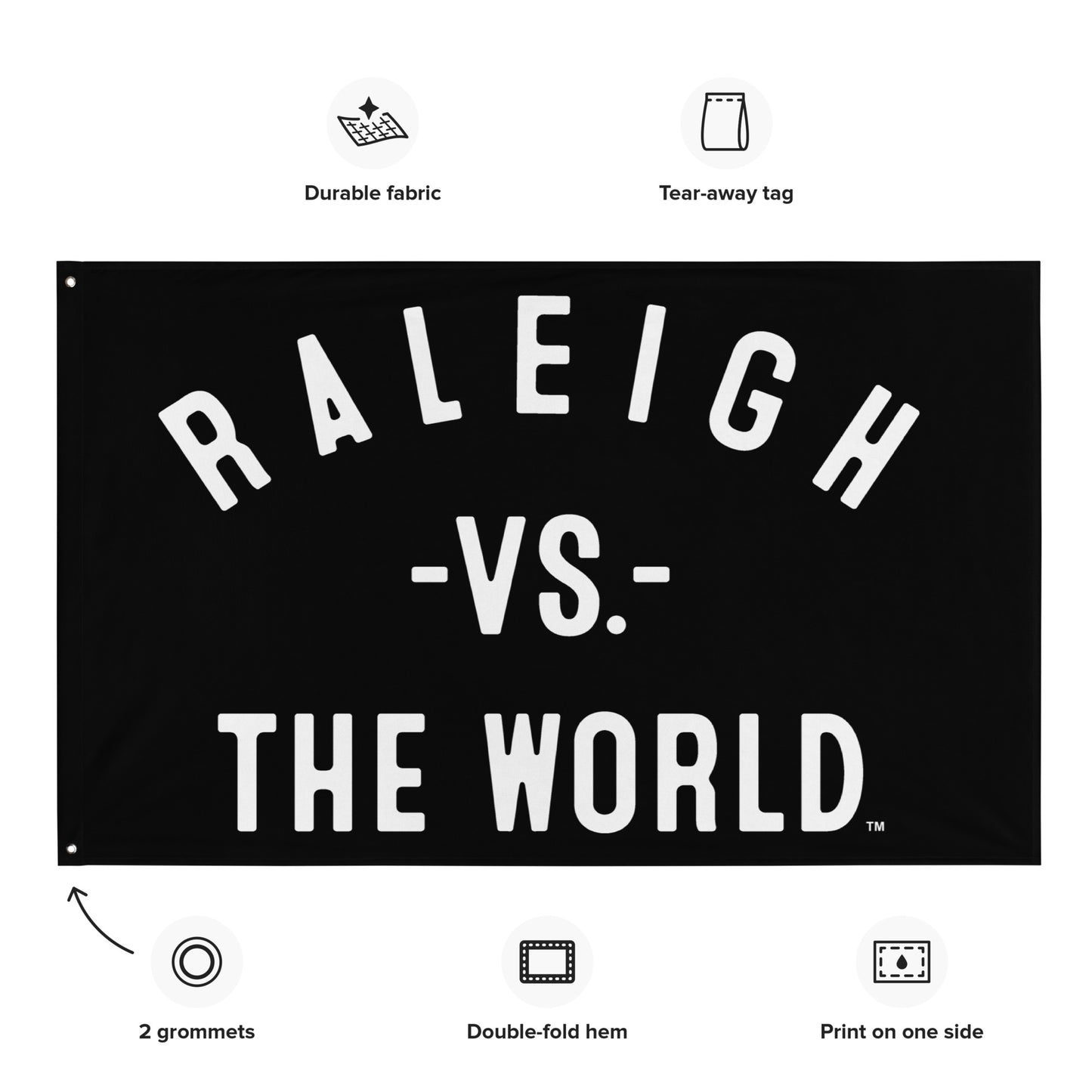 RALEIGH Vs The World Flag