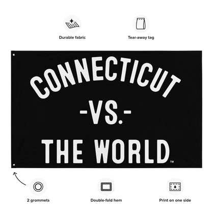 CONNECTICUT Vs The World Flag