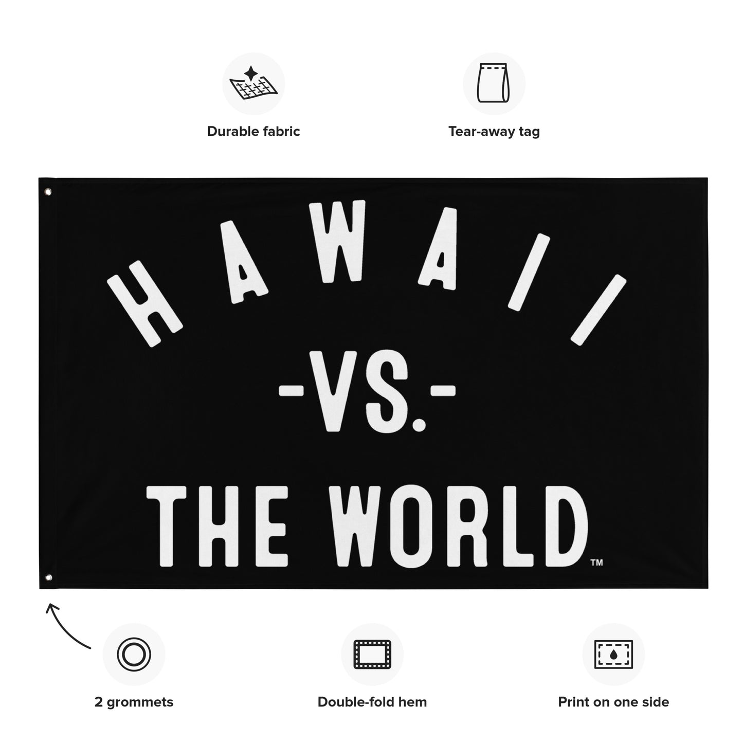 HAWAII Vs The World Flag