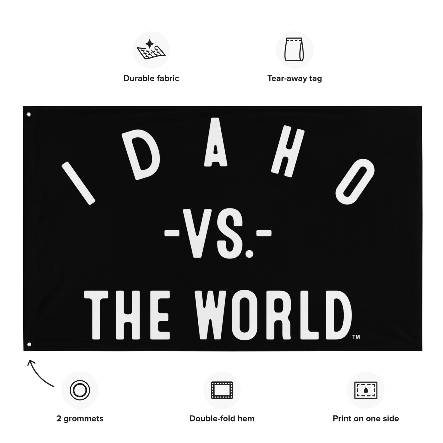 IDAHO Vs The World Flag