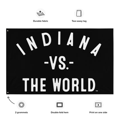 INDIANA Vs The World Flag