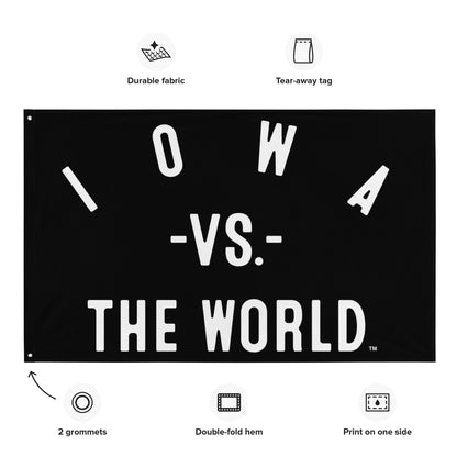 IOWA Vs The World Flag