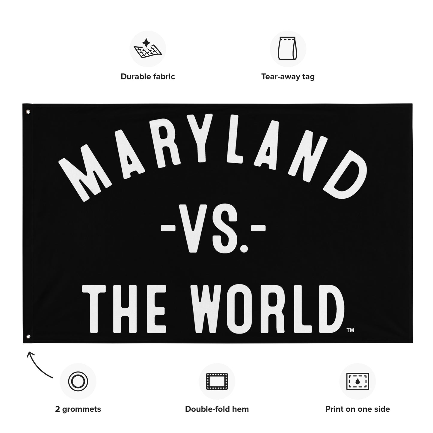 MARYLAND Vs The World Flag