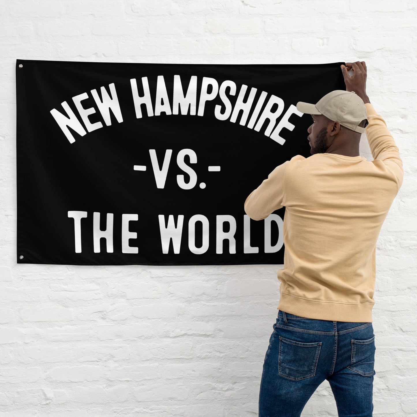 NEW HAMPSHIRE Vs The World Flag