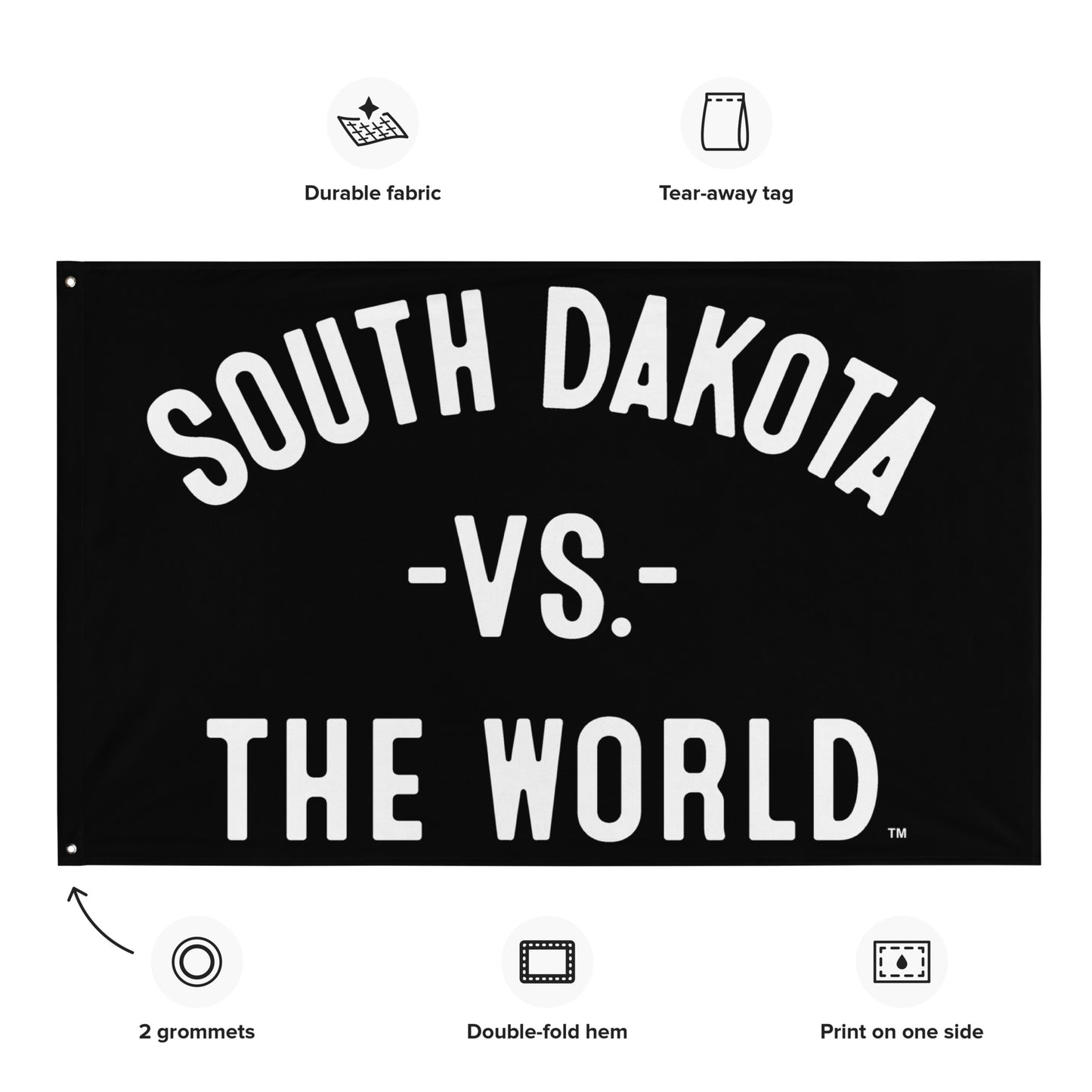 SOUTH DAKOTA Vs The World Flag