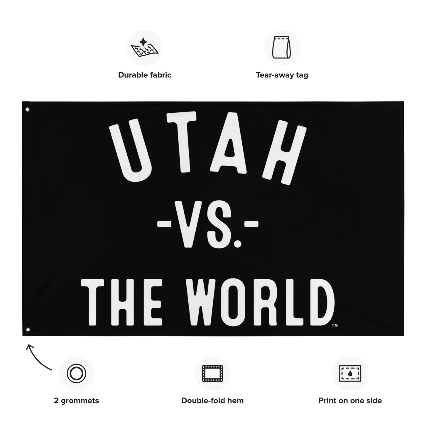 UTAH Vs The World Flag