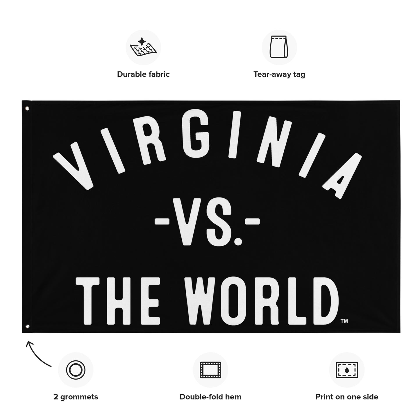 VIRGINIA Vs The World Flag