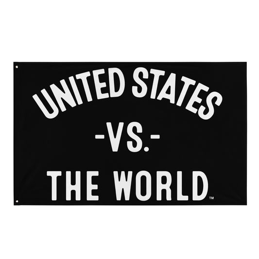 USA Vs The World Flag