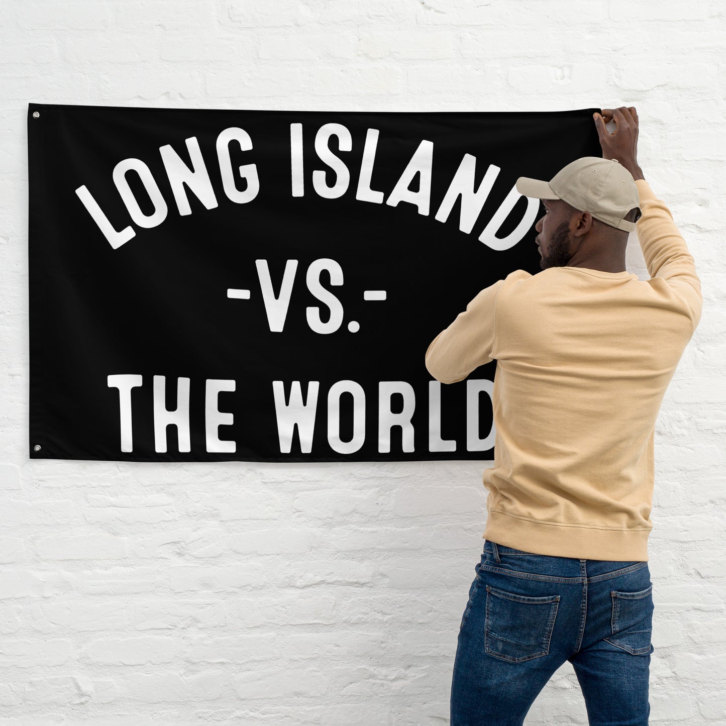 LONG ISLAND Vs The World Flag