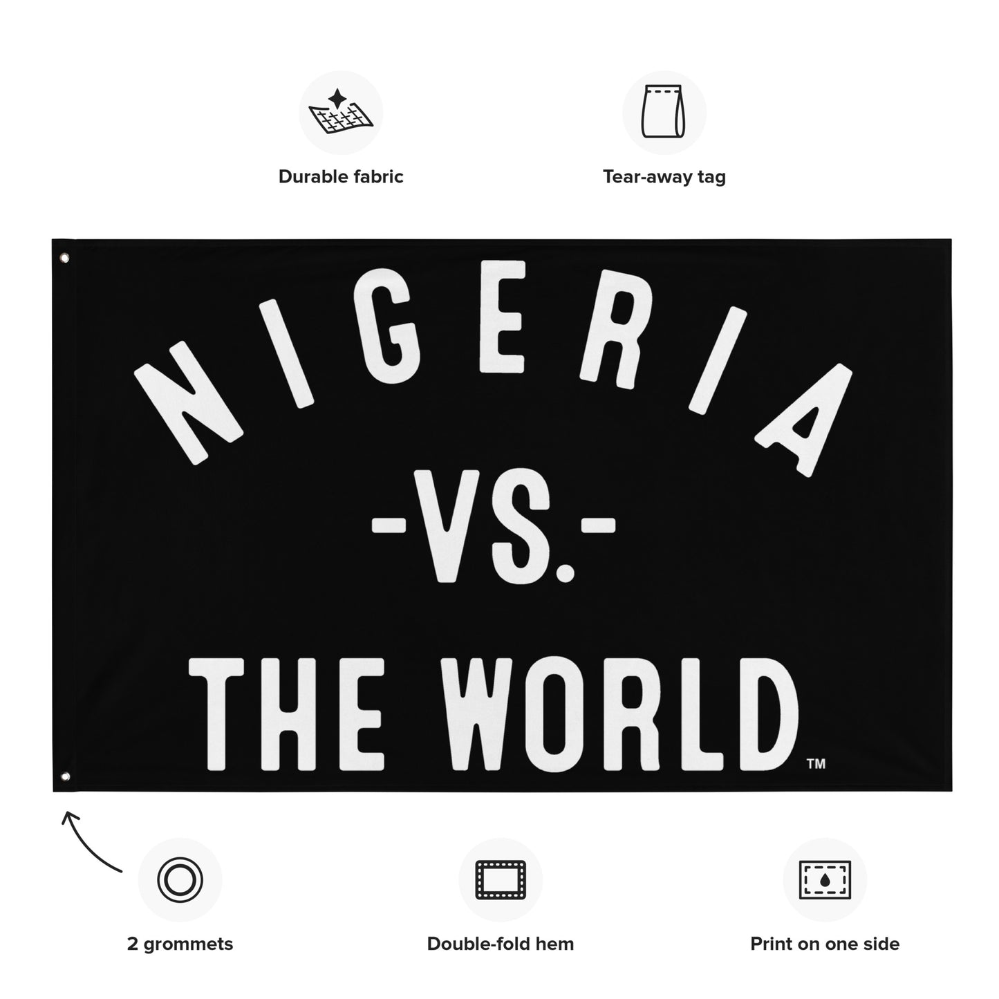 NIGERIA Vs The World Flag