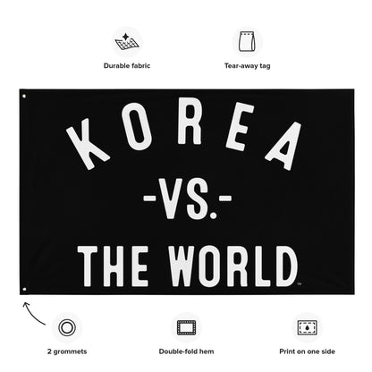 KOREA Vs The World Flag