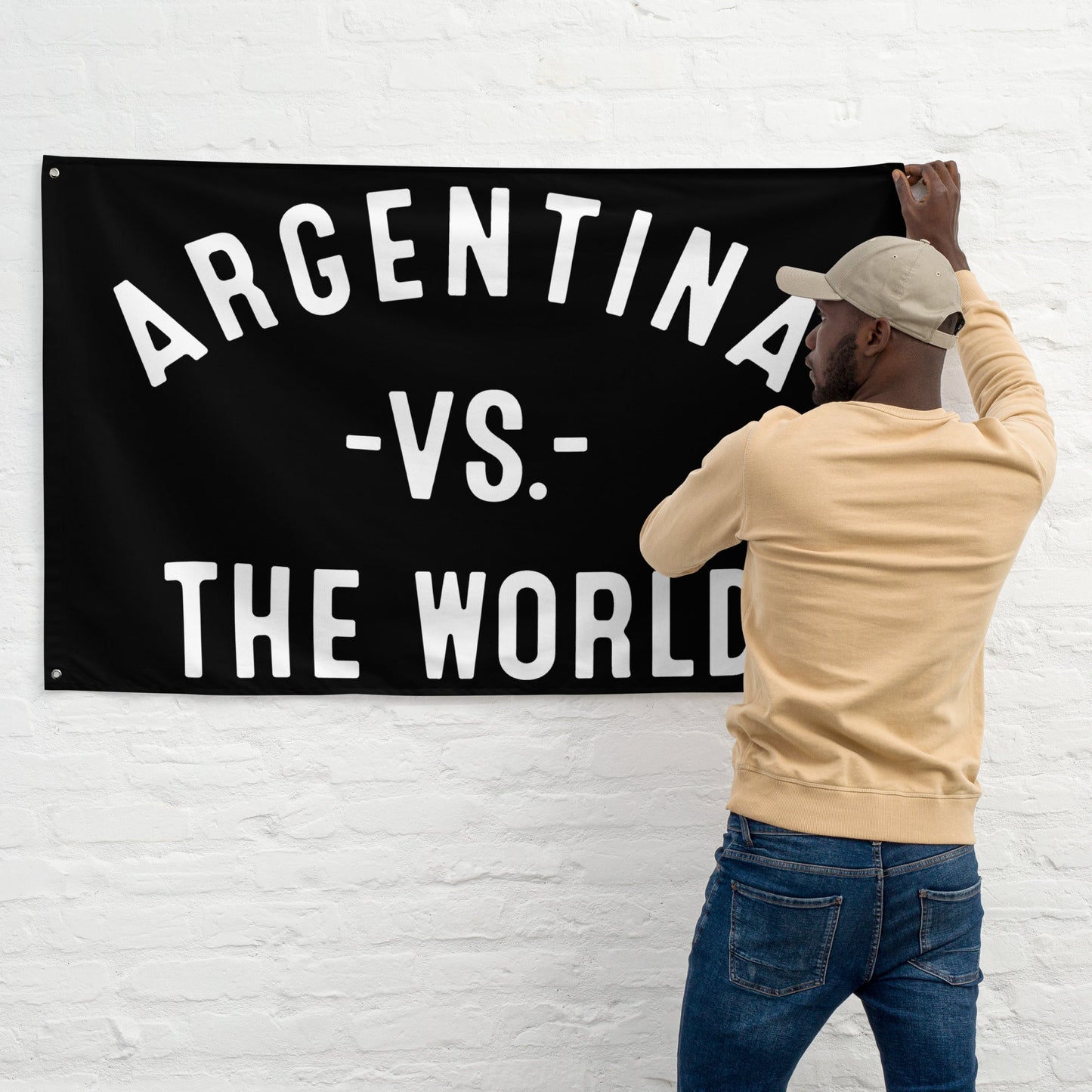 ARGENTINA Vs The World Flag - VS THE WORLD