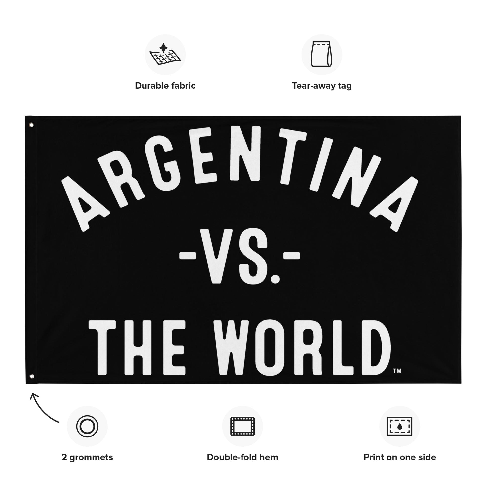 ARGENTINA Vs The World Flag - VS THE WORLD