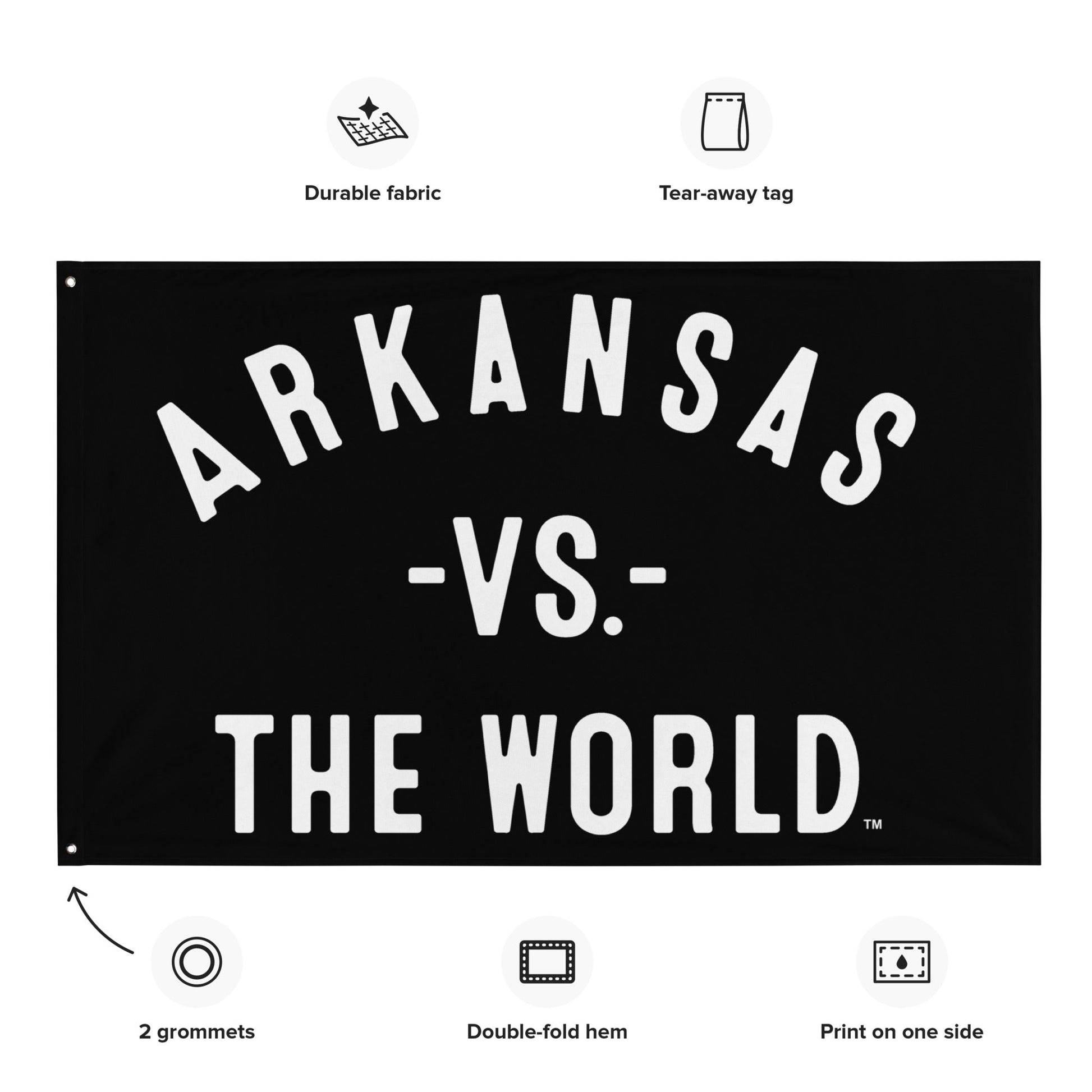 ARKANSAS Vs The World Flag - VS THE WORLD