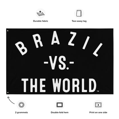 BRAZIL Vs The World Flag - VS THE WORLD