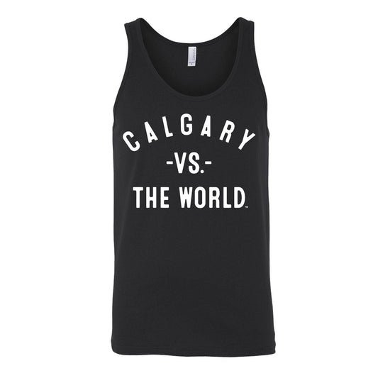 CALGARY Vs The World Unisex Tank Top - VS THE WORLD