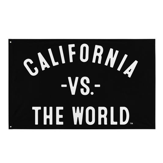 CALIFORNIA Vs The World Flag - VS THE WORLD