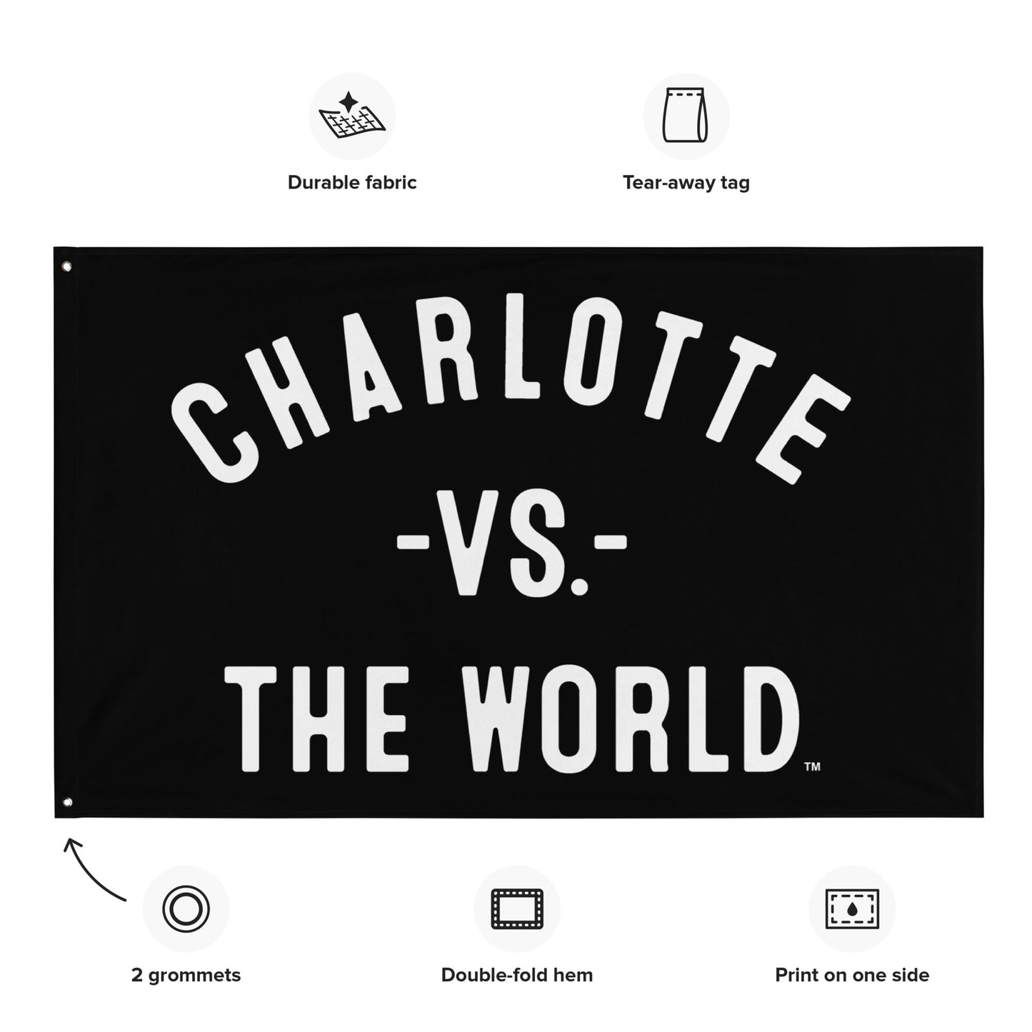 CHARLOTTE Vs The World Flag - VS THE WORLD