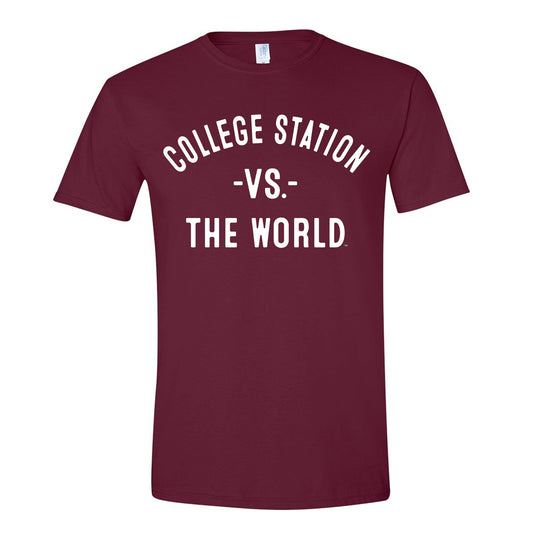 COLLEGE STATION Vs The World Unisex T-shirt - VS THE WORLD