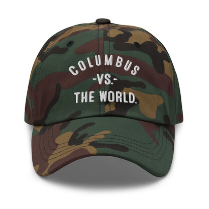 COLUMBUS Vs The World Embroidered Dad hat - VS THE WORLD