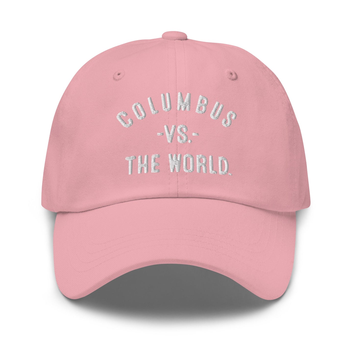 COLUMBUS Vs The World Embroidered Dad hat - VS THE WORLD