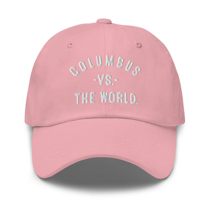 COLUMBUS Vs The World Embroidered Dad hat - VS THE WORLD