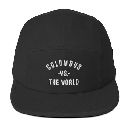 COLUMBUS Vs The World Embroidered Five Panel Cap - VS THE WORLD