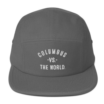 COLUMBUS Vs The World Embroidered Five Panel Cap - VS THE WORLD