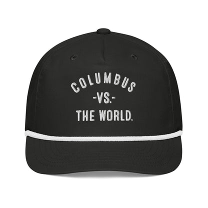 COLUMBUS Vs The World Embroidered Golf rope cap - VS THE WORLD