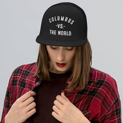 COLUMBUS Vs The World Embroidered Trucker Cap - VS THE WORLD