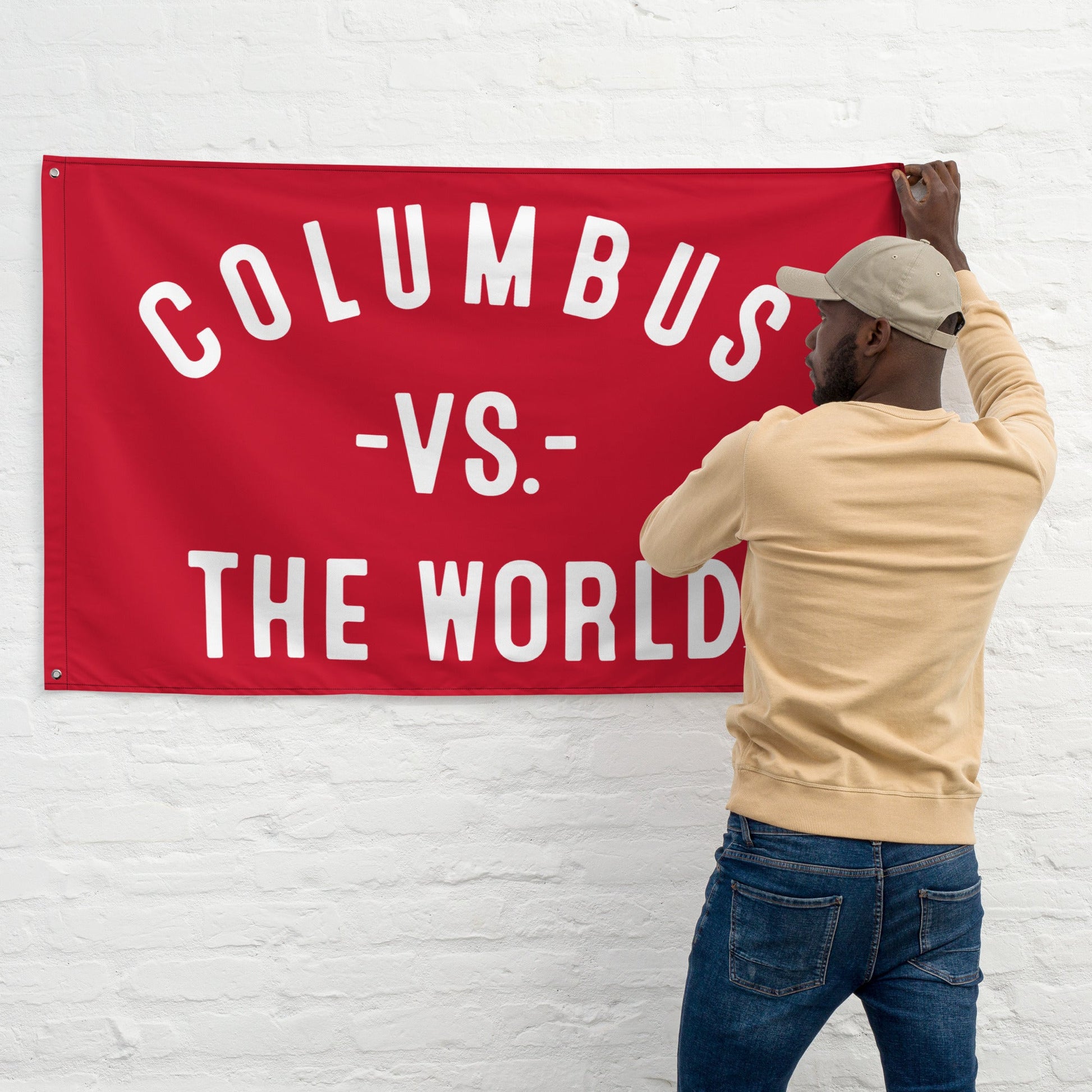 COLUMBUS Vs The World Flag - VS THE WORLD