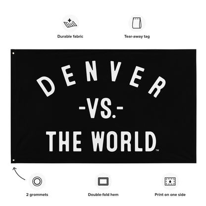 DENVER Vs The World Flag - VS THE WORLD