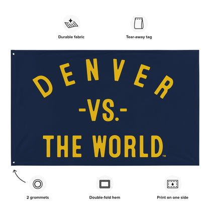 DENVER Vs The World Flag - VS THE WORLD