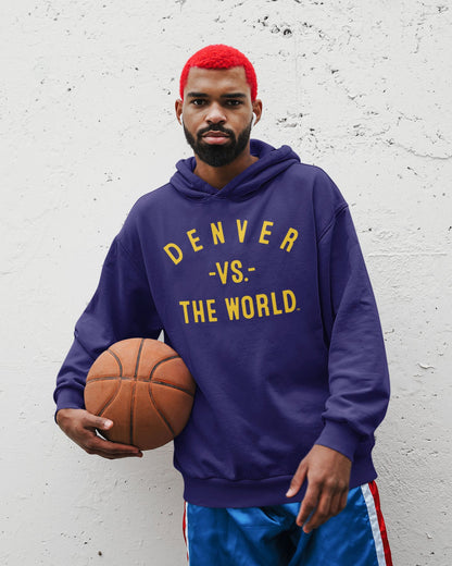 DENVER Vs The World Navy Unisex Hoodie - VS THE WORLD