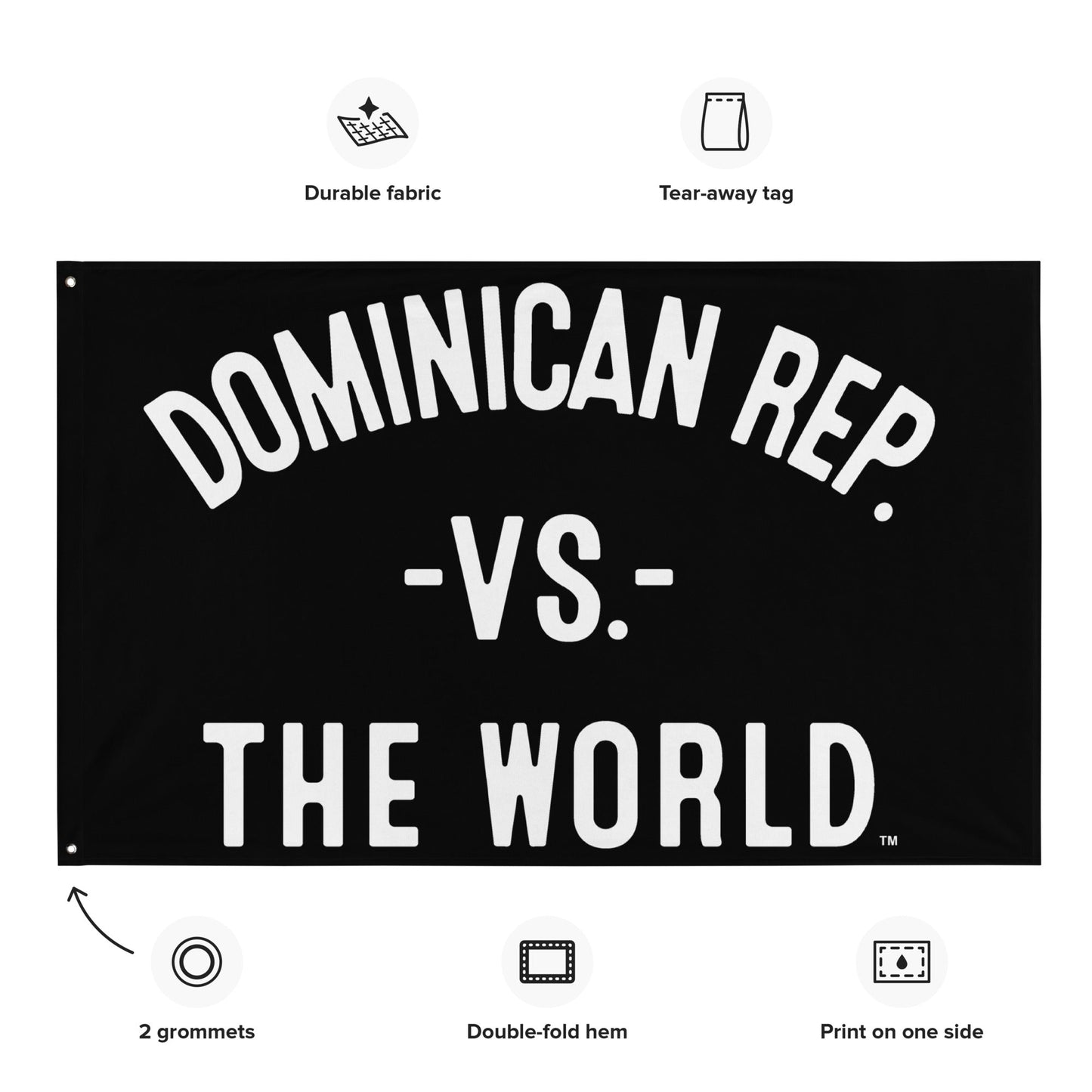 DOMINICAN REPUBLIC Vs The World Flag - VS THE WORLD