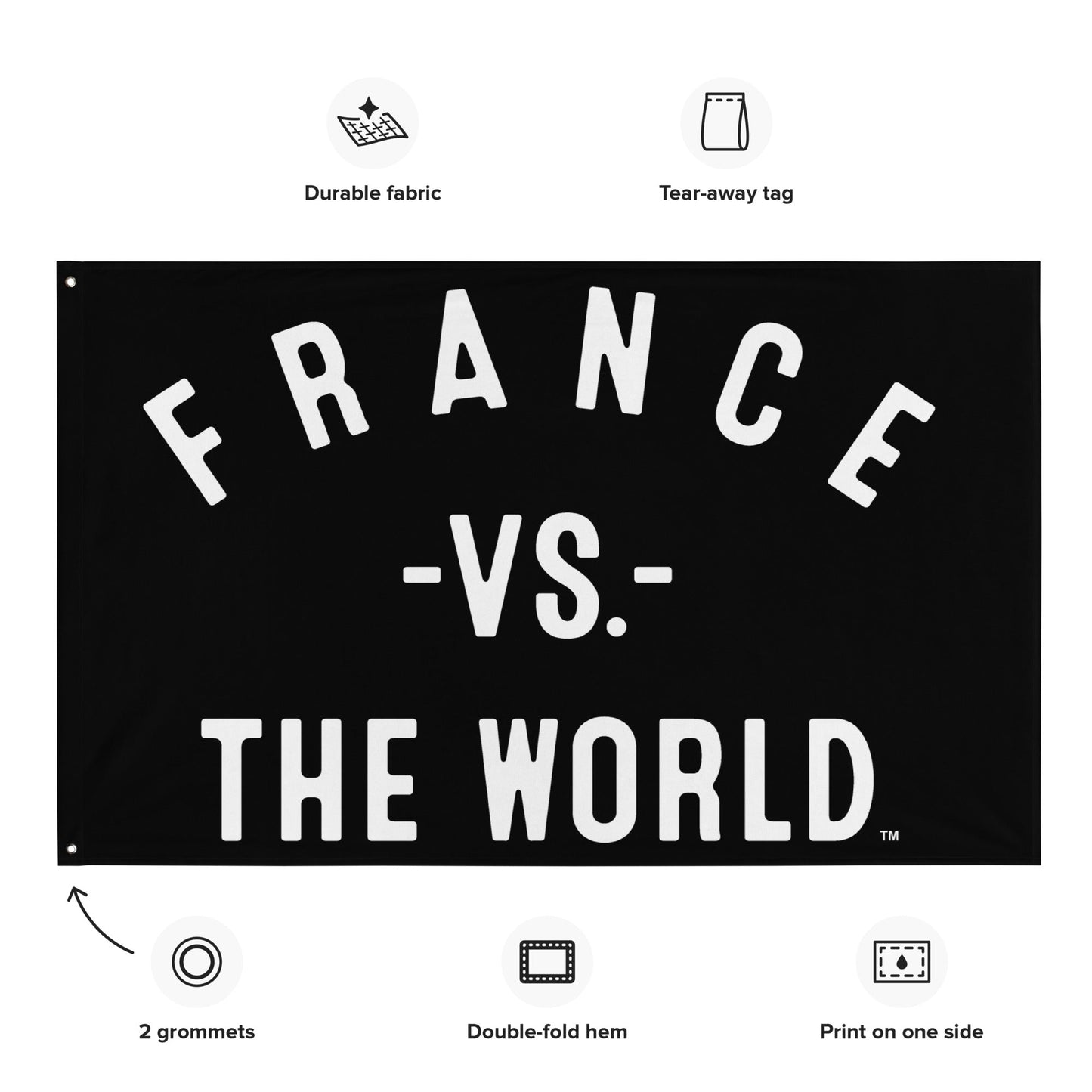 FRANCE Vs The World Flag - VS THE WORLD