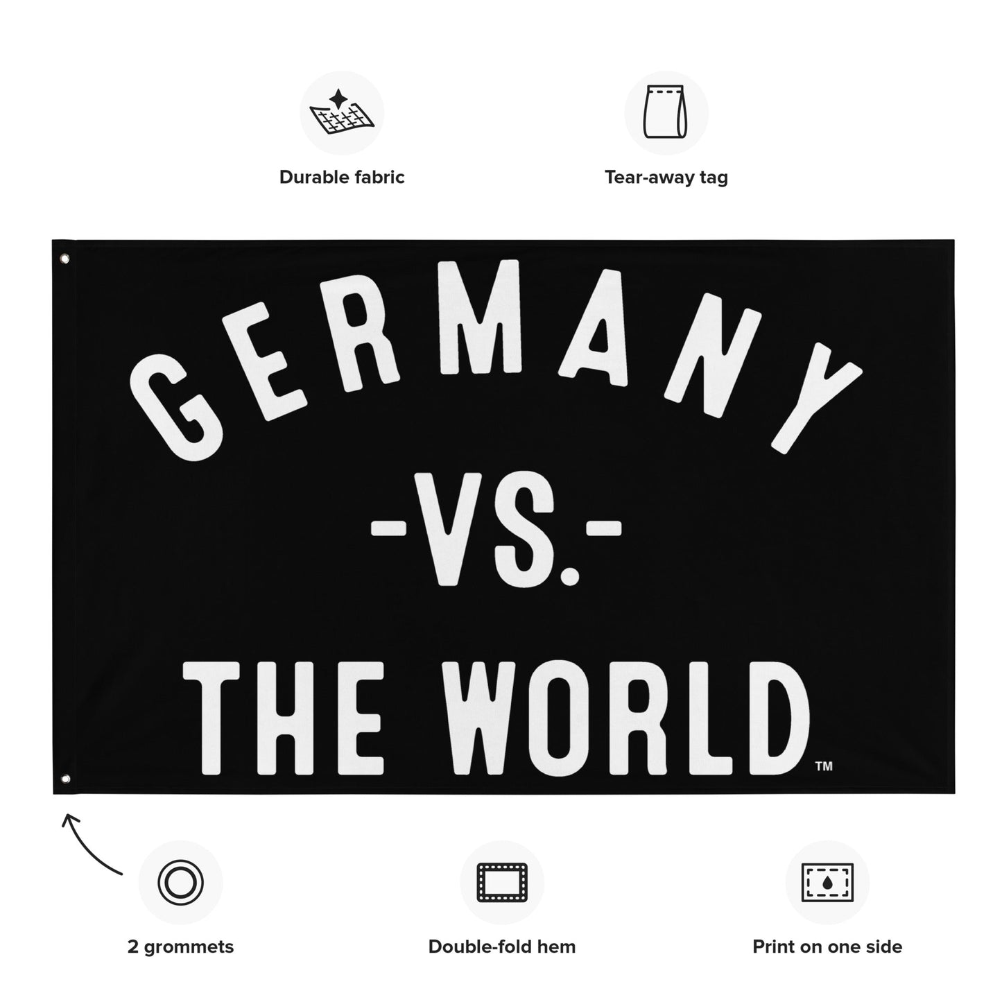 GERMANY Vs The World Flag - VS THE WORLD