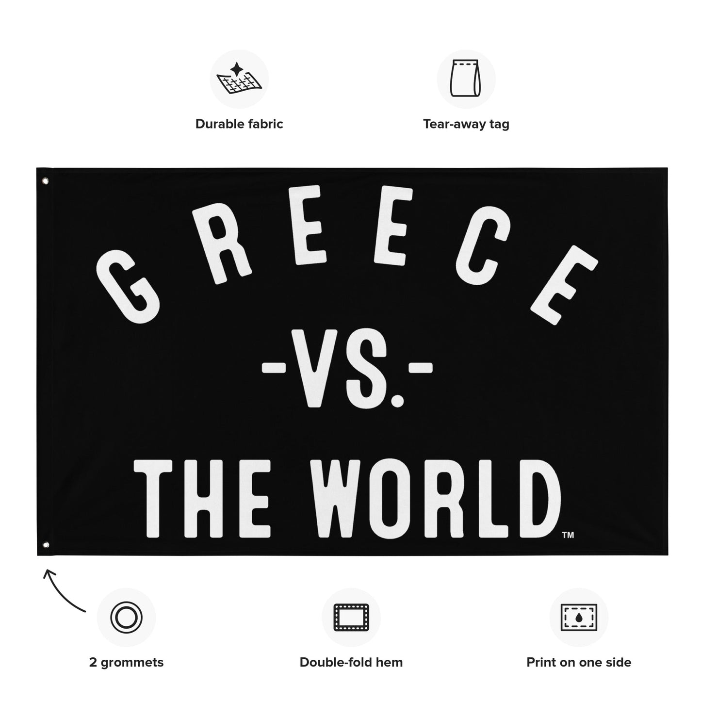 GREECE Vs The World Flag - VS THE WORLD