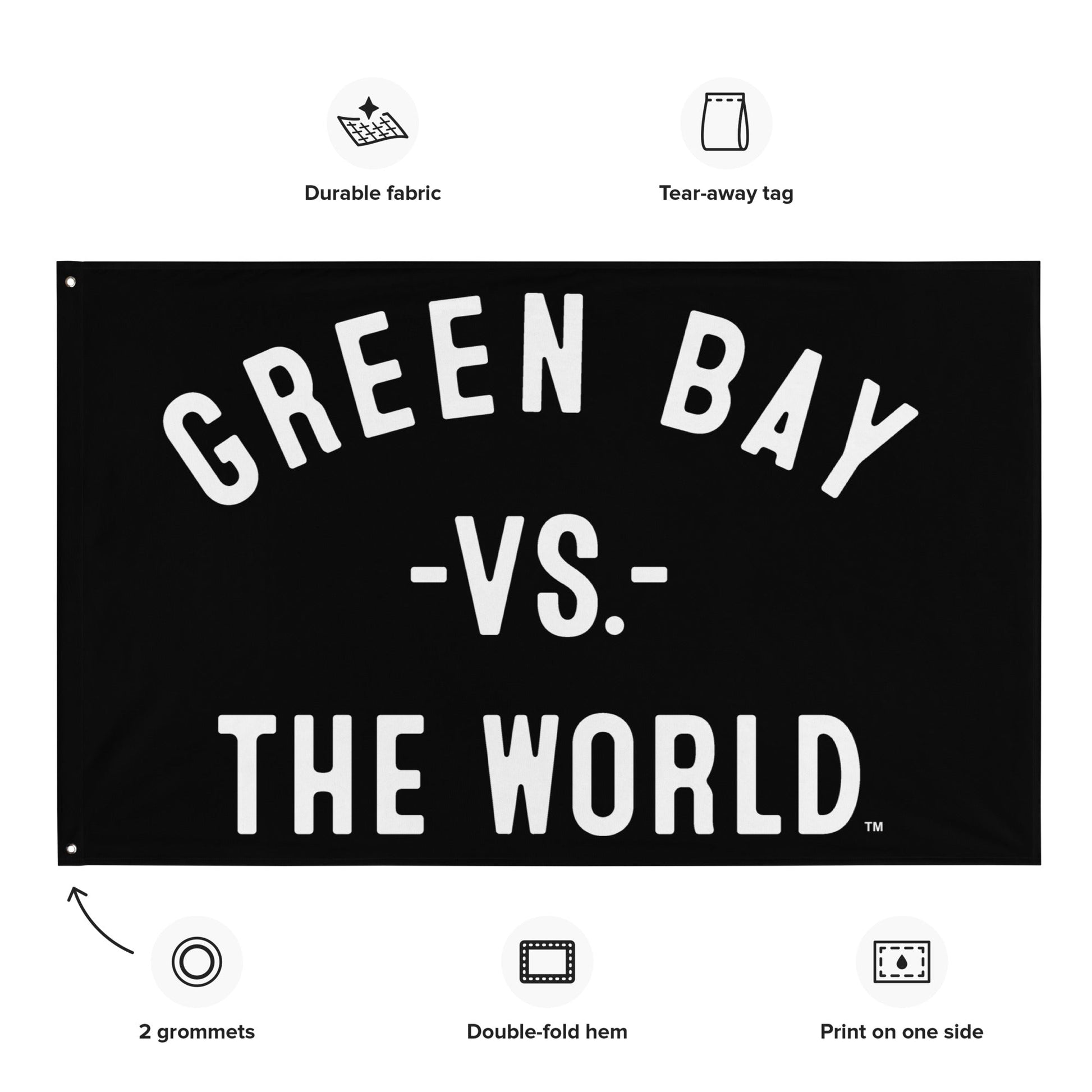 GREEN BAY Vs The World Flag - VS THE WORLD