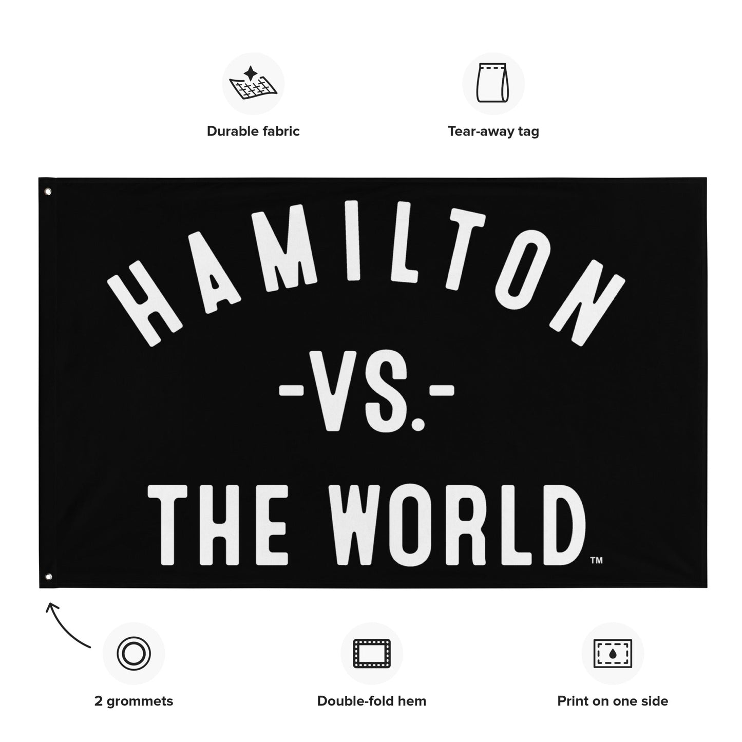 HAMILTON Vs The World Flag - VS THE WORLD