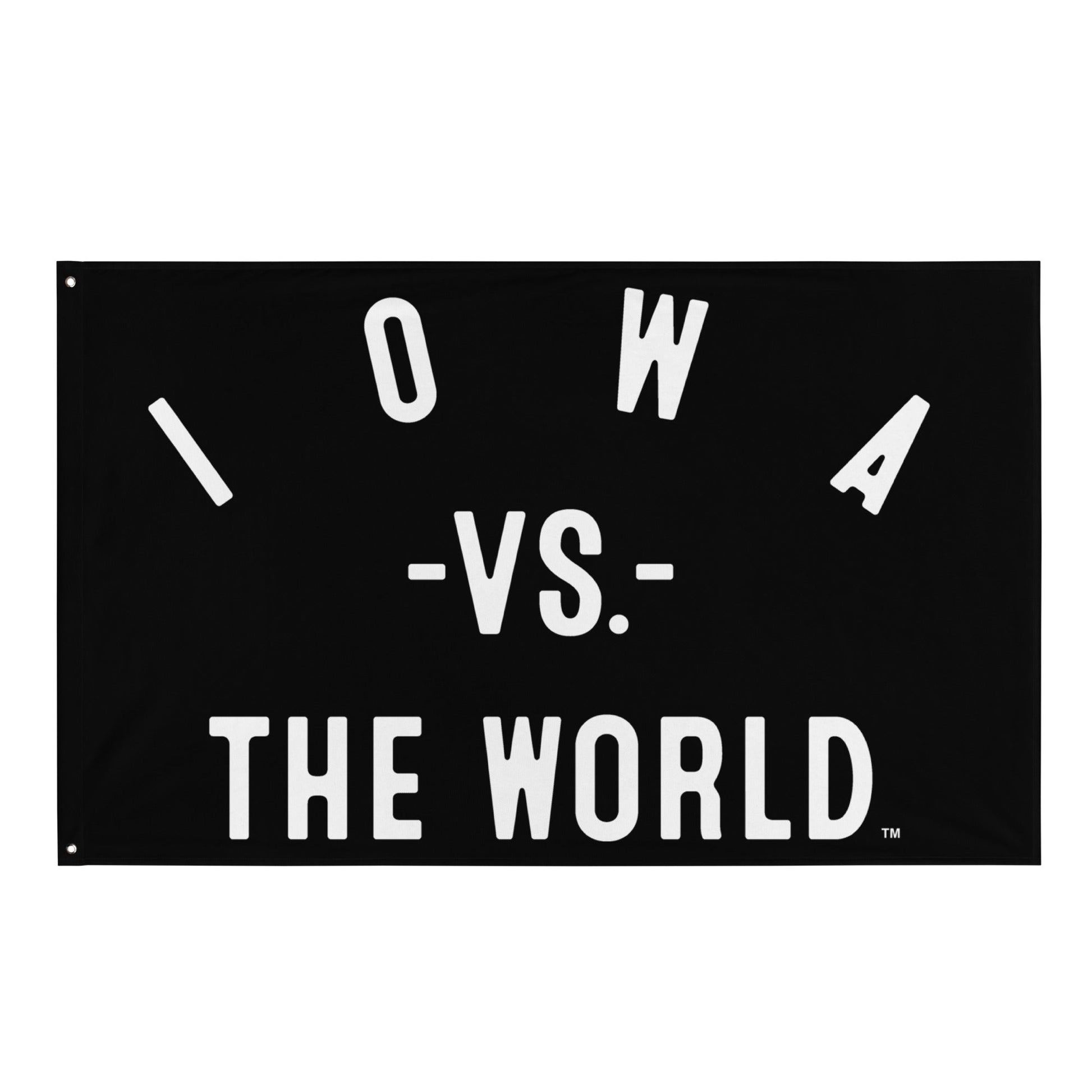 IOWA Vs The World Flag - VS THE WORLD