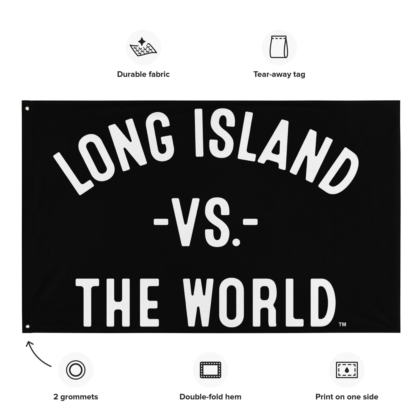 LONG ISLAND Vs The World Flag - VS THE WORLD