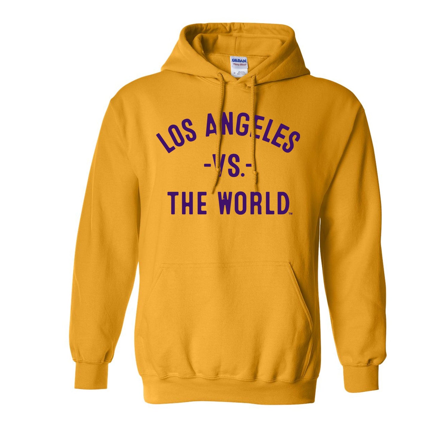 LOS ANGELES Vs The World Gold Unisex Hoodie - VS THE WORLD