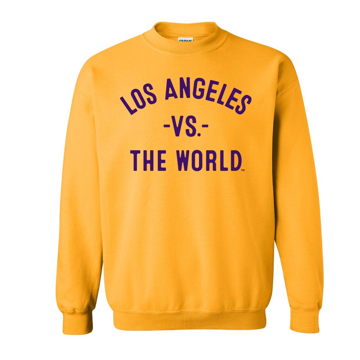 LOS ANGELES Vs The World Gold Unisex Sweatshirt - VS THE WORLD