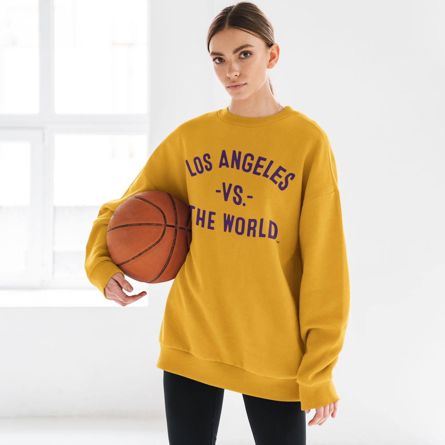 LOS ANGELES Vs The World Gold Unisex Sweatshirt - VS THE WORLD