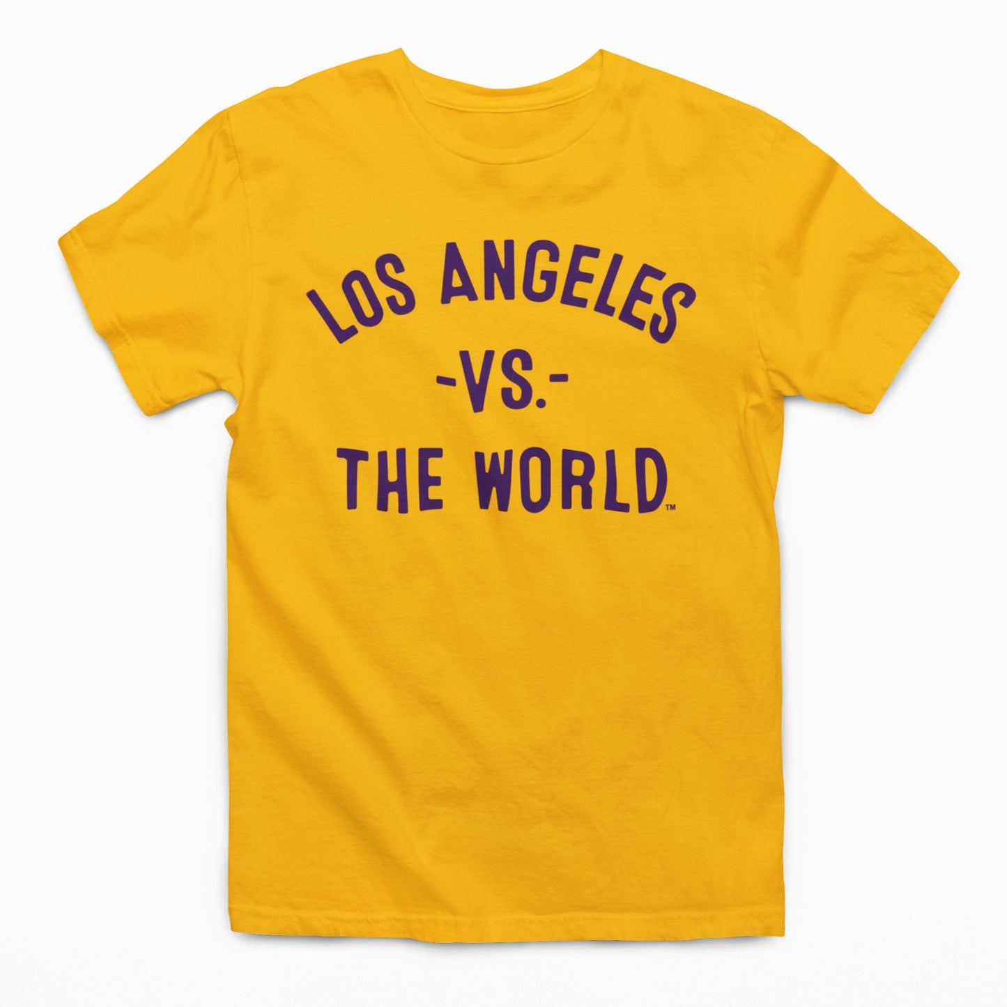 LOS ANGELES Vs The World Gold Unisex T-shirt - VS THE WORLD